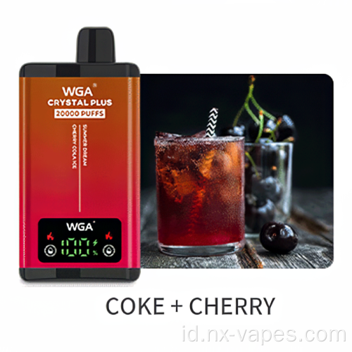 Harga Puff WGA Vape Crystal Pro Max 20000